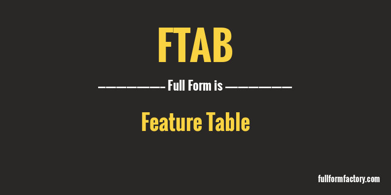 ftab-full-form