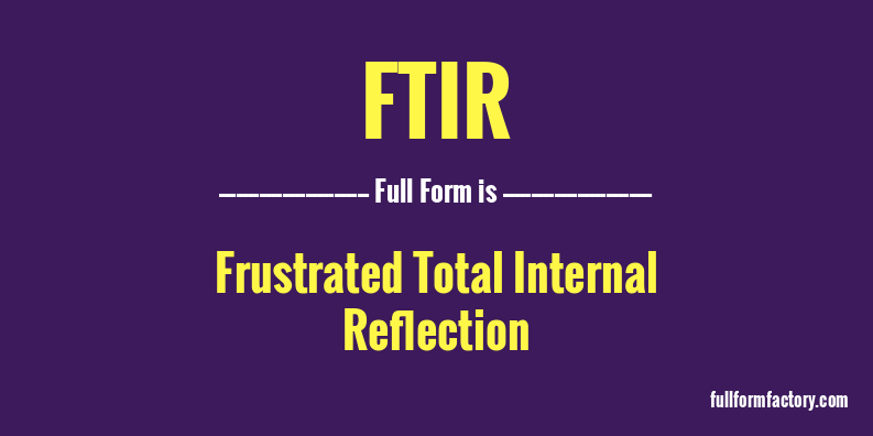 ftir-full-form