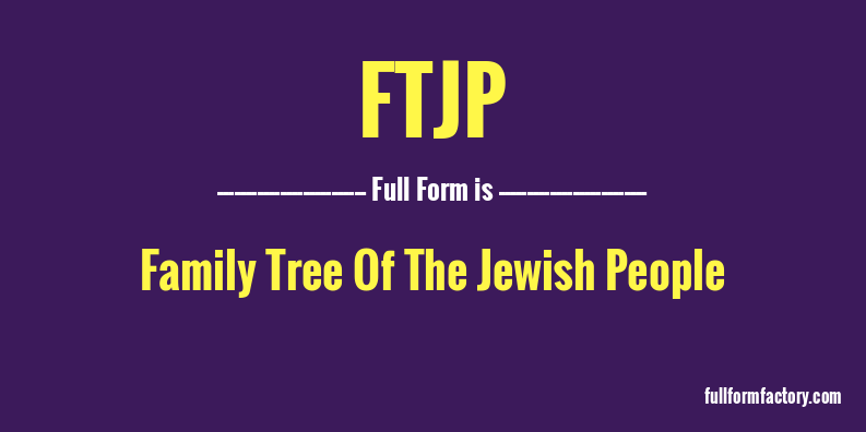 ftjp-full-form