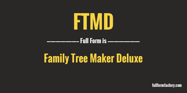 ftmd-full-form