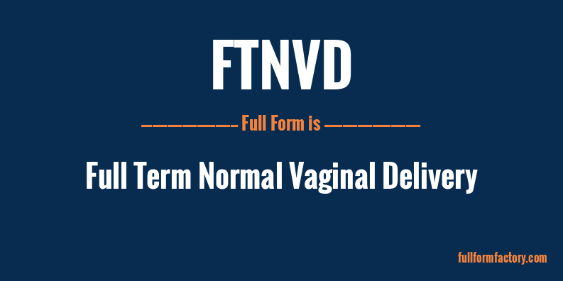 ftnvd-full-form