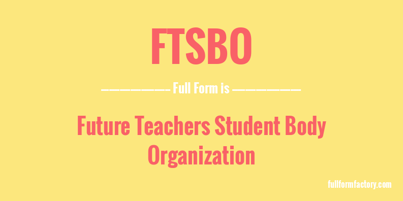 ftsbo-full-form