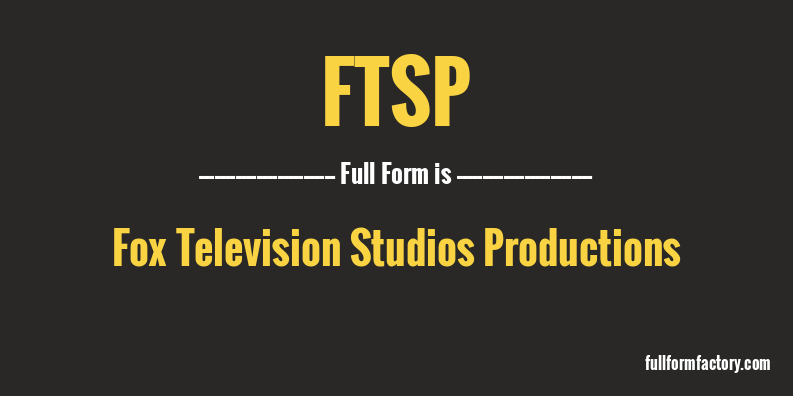 ftsp-full-form