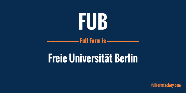 fub-full-form