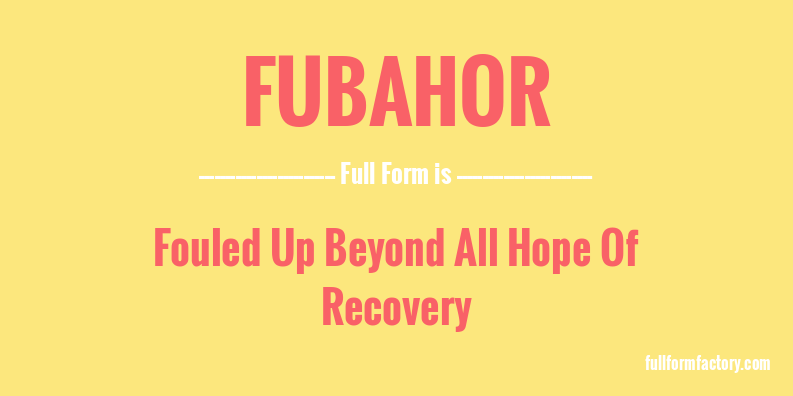 fubahor-full-form