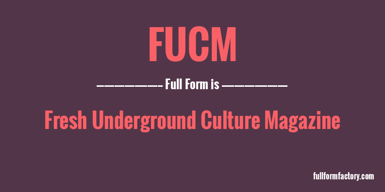 fucm-full-form