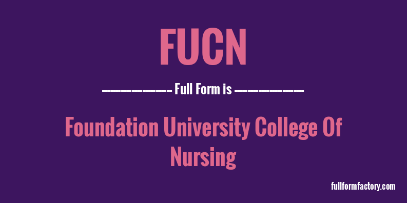 fucn-full-form
