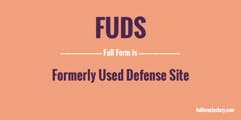 fuds-full-form