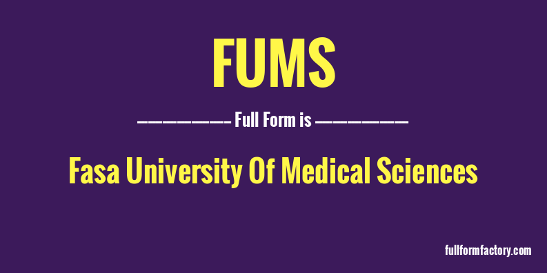 fums-full-form