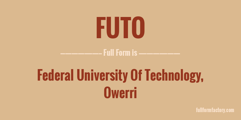 futo-full-form