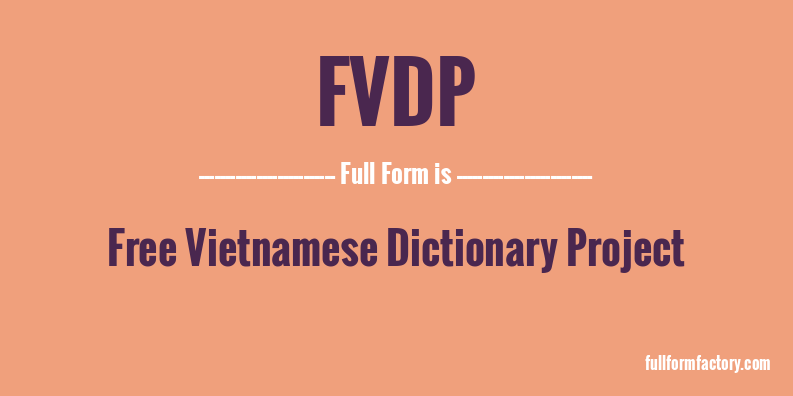 fvdp-full-form