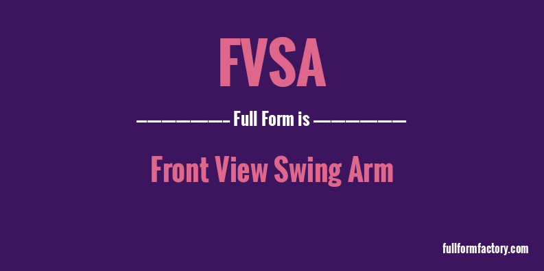 fvsa-full-form