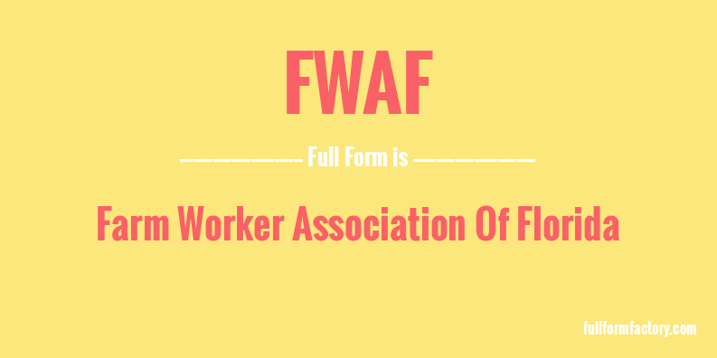 fwaf-full-form