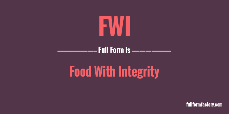 fwi-full-form