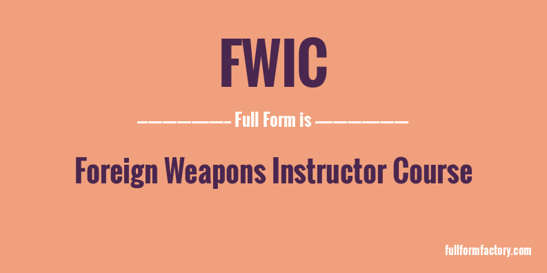 fwic-full-form