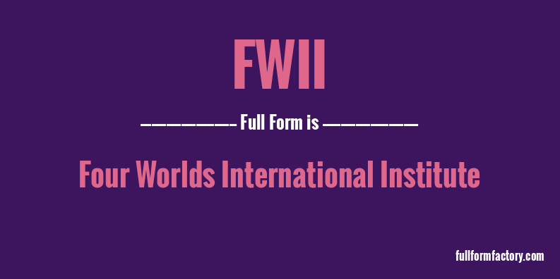 fwii-full-form