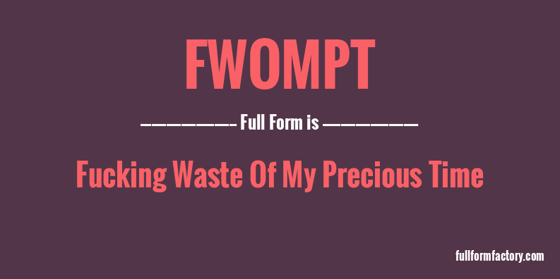 fwompt-full-form