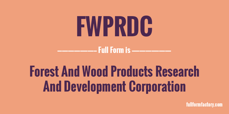 fwprdc-full-form