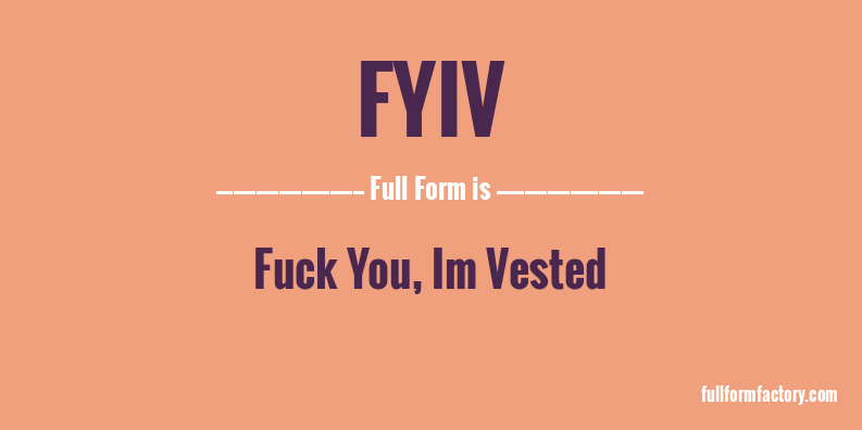 fyiv-full-form