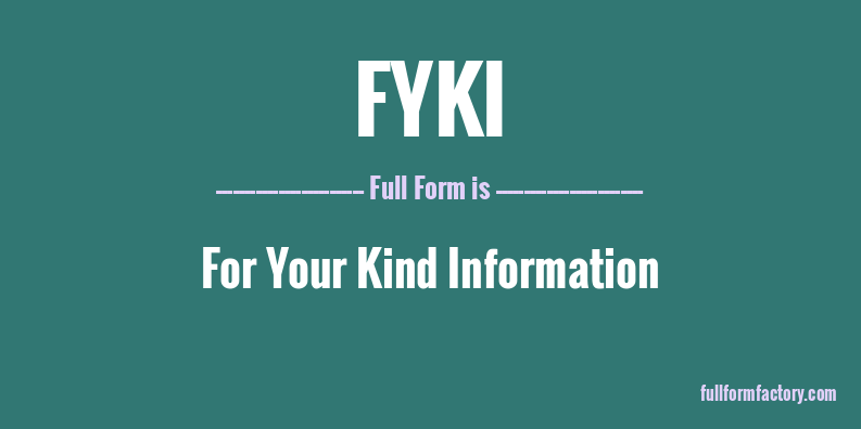 fyki-full-form