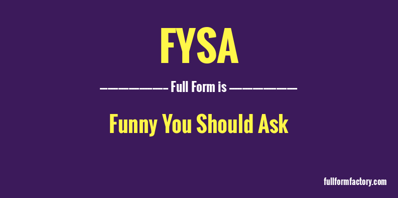 fysa-full-form