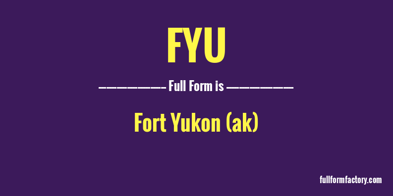 fyu-full-form