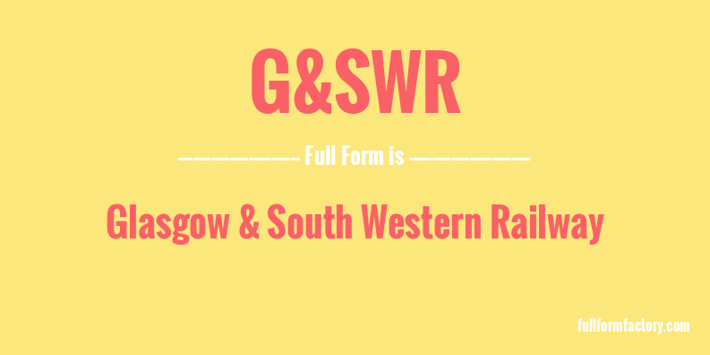 g&swr-full-form