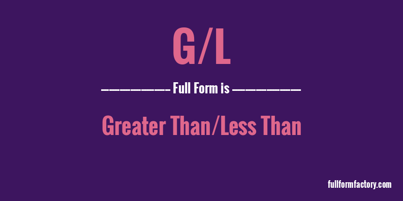 g/l-full-form