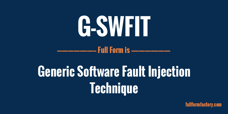 g-swfit-full-form