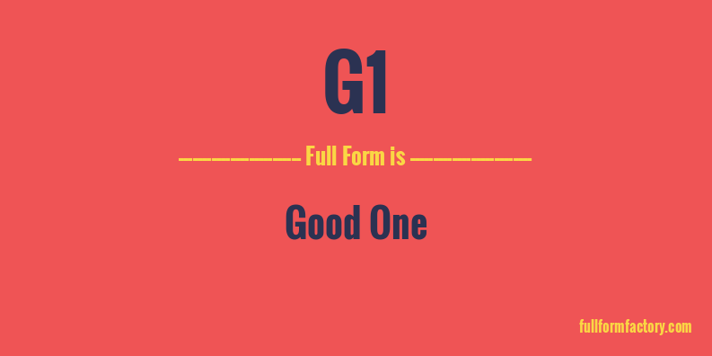g1-full-form