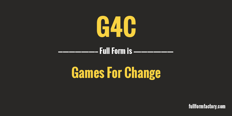 g4c-full-form