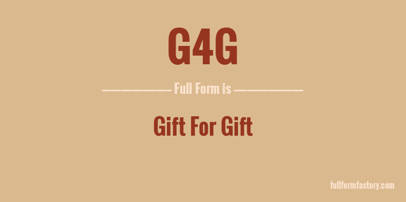 g4g-full-form