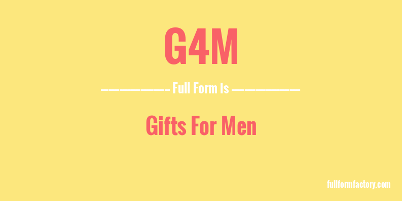 g4m-full-form