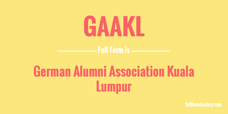 gaakl-full-form