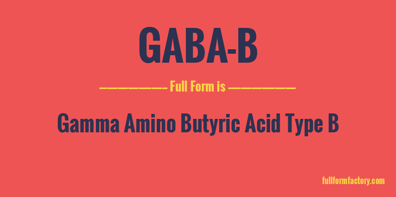 gaba-b-full-form