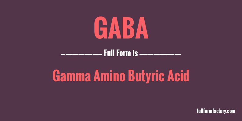 gaba-full-form
