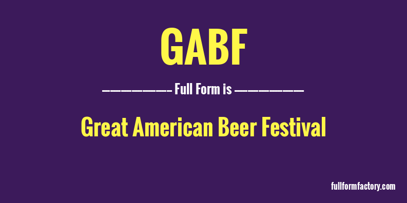 gabf-full-form