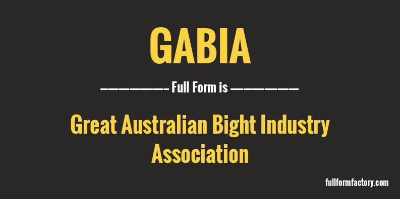 gabia-full-form