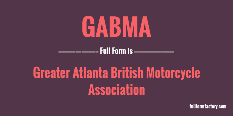 gabma-full-form