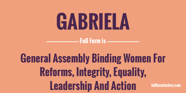 gabriela-full-form