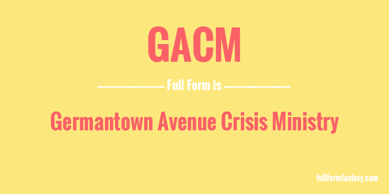 gacm-full-form