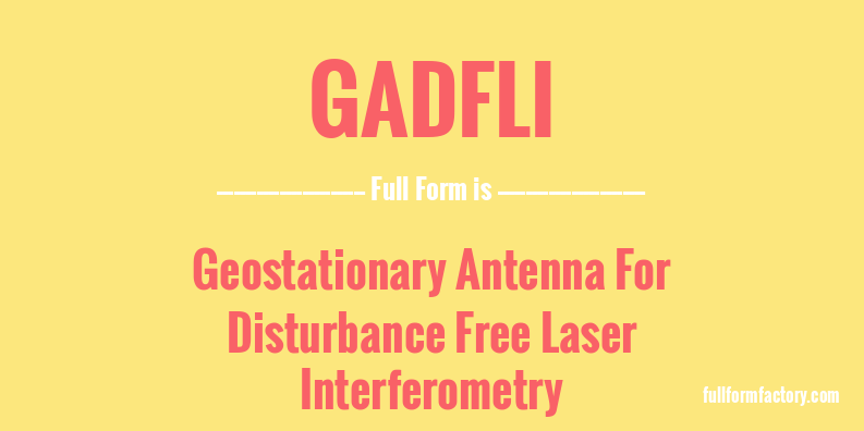 gadfli-full-form