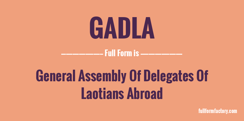 gadla-full-form