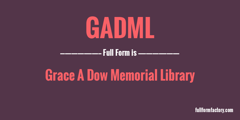 gadml-full-form