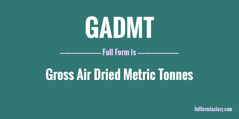 gadmt-full-form