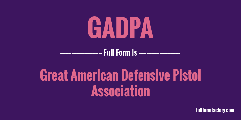 gadpa-full-form