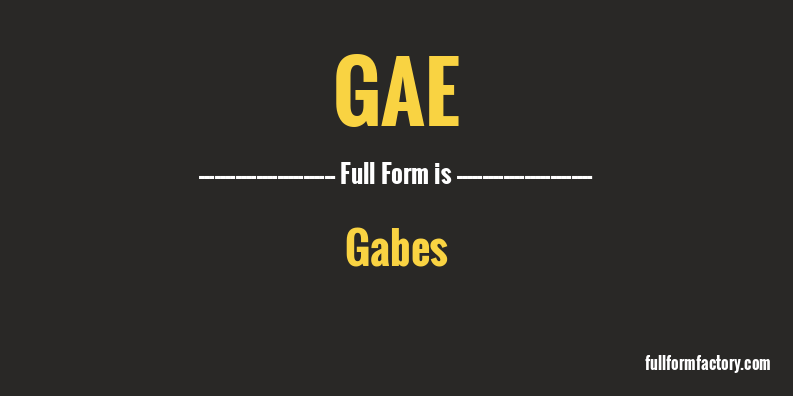 gae-full-form