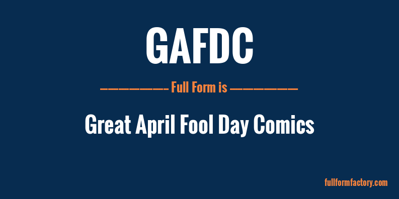 gafdc-full-form