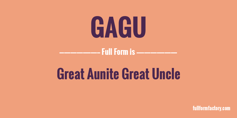 gagu-full-form