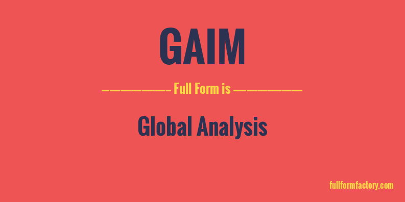 gaim-full-form